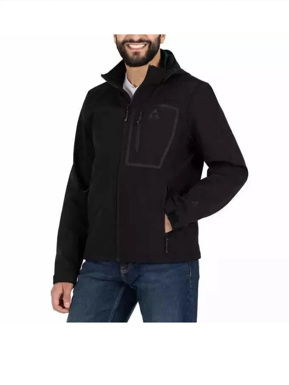 Gerry Men's Softshell Jacket Black Medium